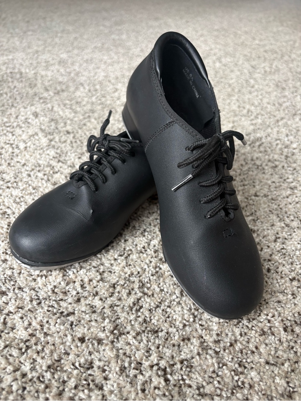 Girls Black Tap Shoes